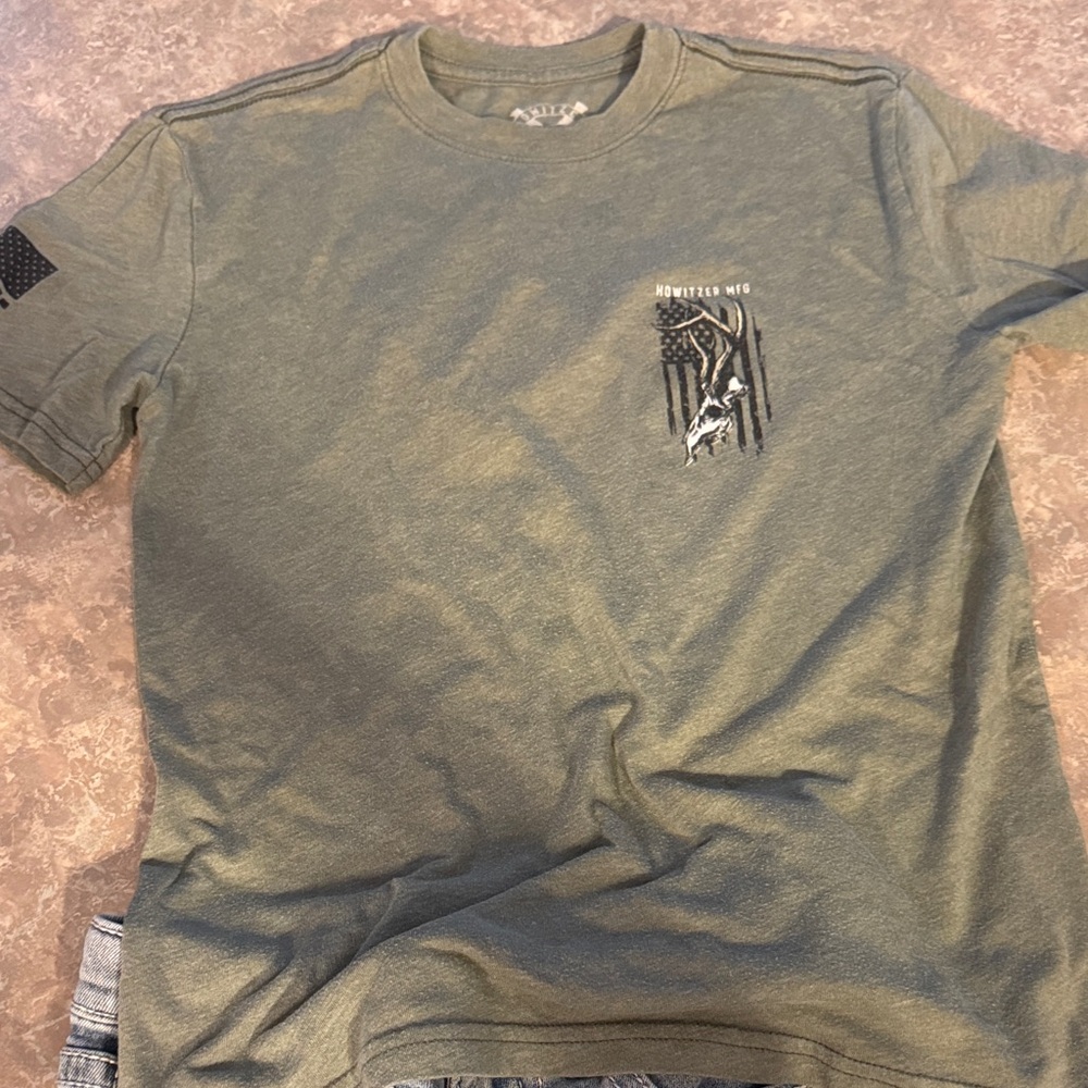 Kids Olive Howitzer Graphic Tee